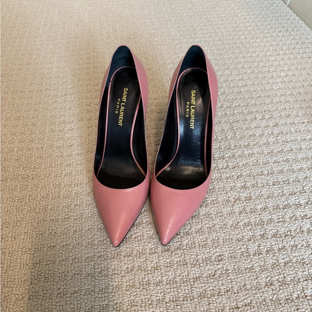 Saint Laurent Blush Pink Stiletto Heels